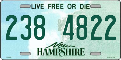 NH license plate 2384822