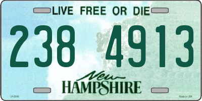 NH license plate 2384913