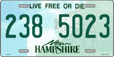 NH license plate 2385023