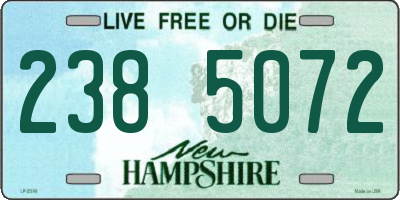 NH license plate 2385072