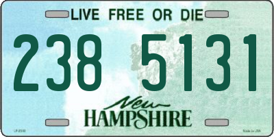 NH license plate 2385131