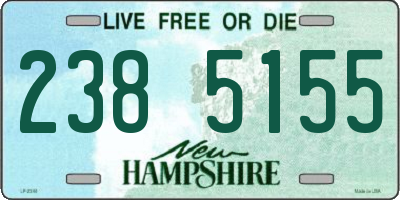 NH license plate 2385155