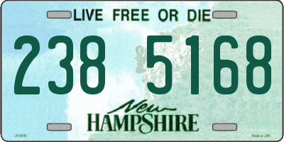 NH license plate 2385168
