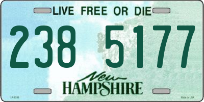NH license plate 2385177
