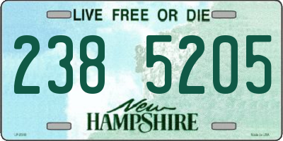 NH license plate 2385205