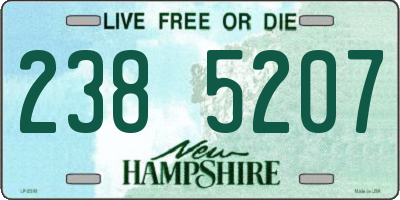 NH license plate 2385207