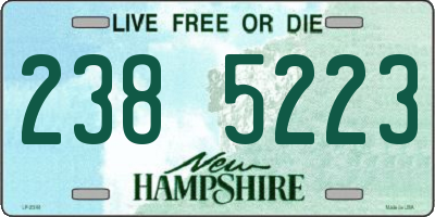 NH license plate 2385223