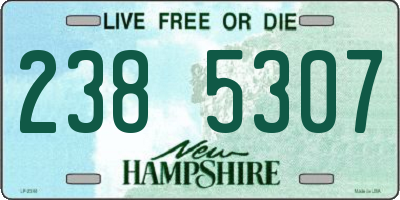 NH license plate 2385307