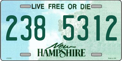 NH license plate 2385312