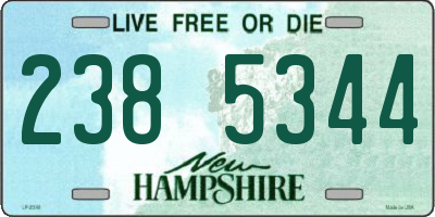 NH license plate 2385344