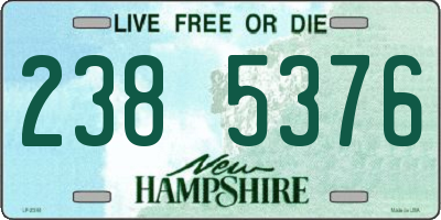 NH license plate 2385376