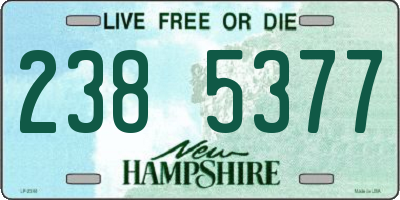 NH license plate 2385377