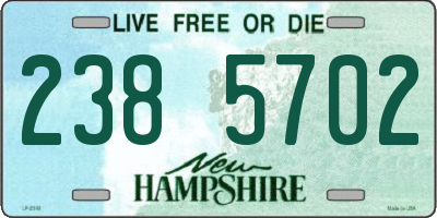 NH license plate 2385702