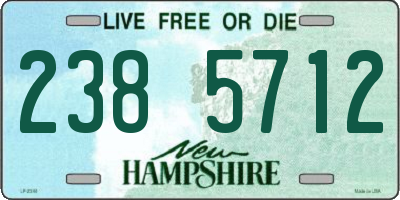 NH license plate 2385712