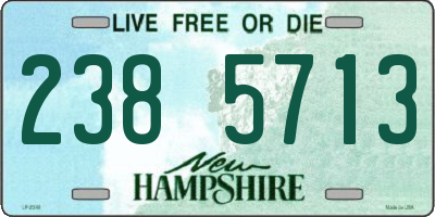 NH license plate 2385713