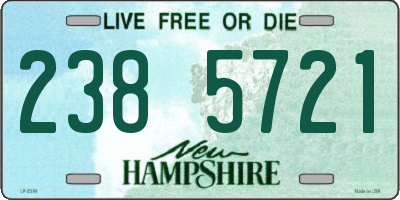 NH license plate 2385721