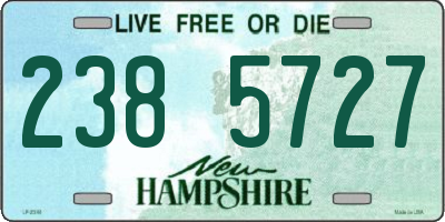 NH license plate 2385727