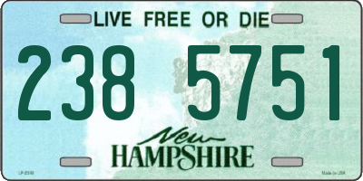 NH license plate 2385751