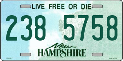 NH license plate 2385758