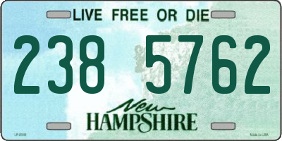 NH license plate 2385762