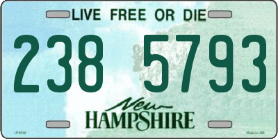 NH license plate 2385793