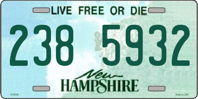 NH license plate 2385932