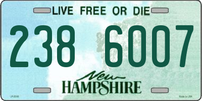 NH license plate 2386007