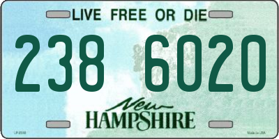 NH license plate 2386020