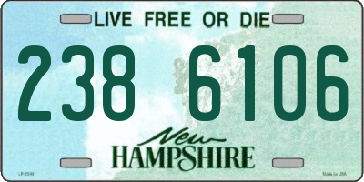 NH license plate 2386106