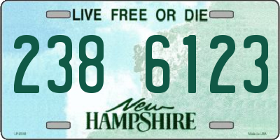 NH license plate 2386123