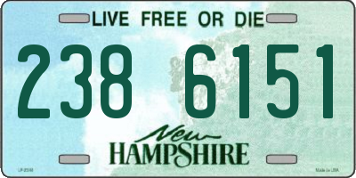 NH license plate 2386151