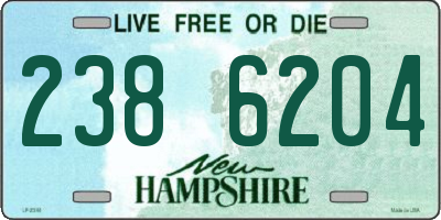 NH license plate 2386204