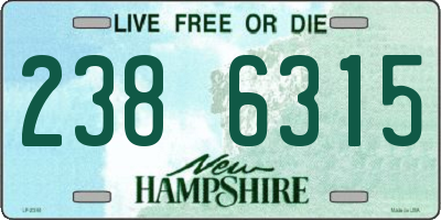 NH license plate 2386315