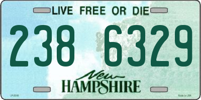 NH license plate 2386329