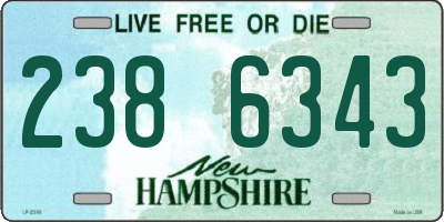 NH license plate 2386343