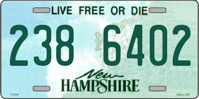 NH license plate 2386402