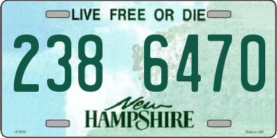 NH license plate 2386470