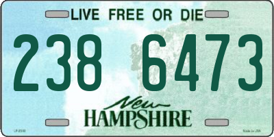 NH license plate 2386473