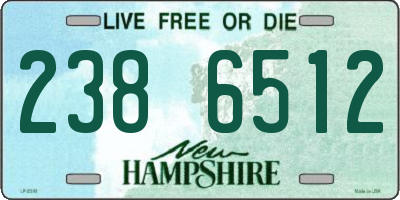 NH license plate 2386512