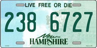NH license plate 2386727