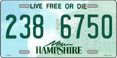 NH license plate 2386750
