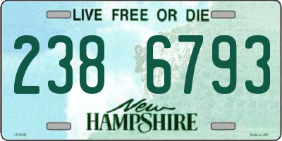 NH license plate 2386793