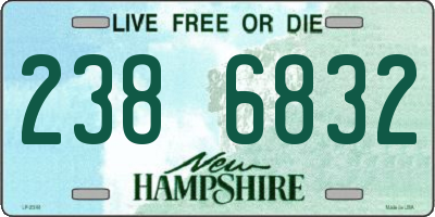 NH license plate 2386832