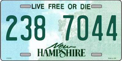NH license plate 2387044