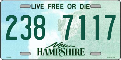 NH license plate 2387117