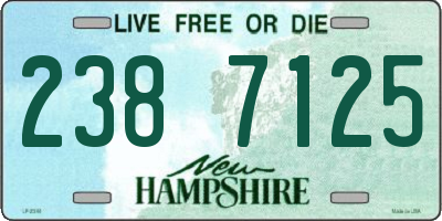 NH license plate 2387125