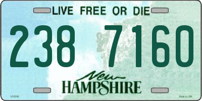 NH license plate 2387160