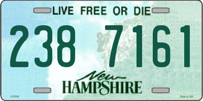 NH license plate 2387161