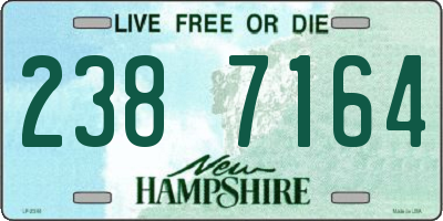 NH license plate 2387164