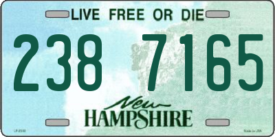 NH license plate 2387165